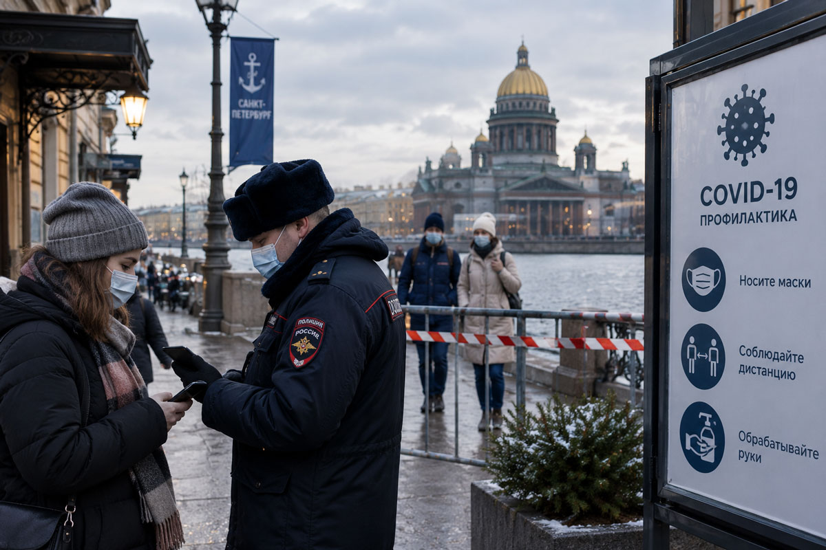 Ковидные ограничения в Петербурге перестают действовать 1 октября
